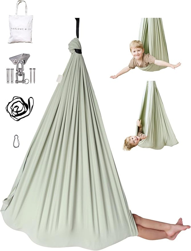 Indoor Outdoor Double Layer Cotton Sensory Compression Swing
