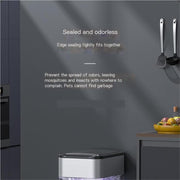 Garbage Can Smart Induction Trash Can for Home with Lid