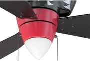 Aircraft-Themed Ceiling Fan 48-inch 3-Blade Solid Wood