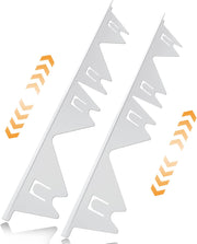 Stove Gap Cover – 2 Pack Stainless Steel Filler Guards | Adjustable Length 13.8"–27.5"