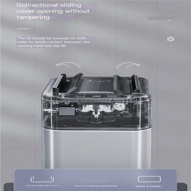 Garbage Can Smart Induction Trash Can for Home with Lid