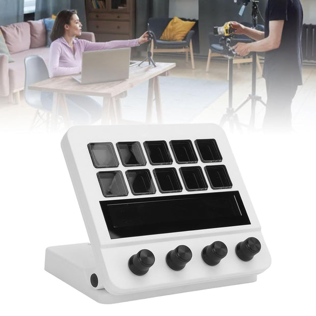 Jectse 10-Key LCD Stream Deck with Customizable Shortcuts 🎮✨