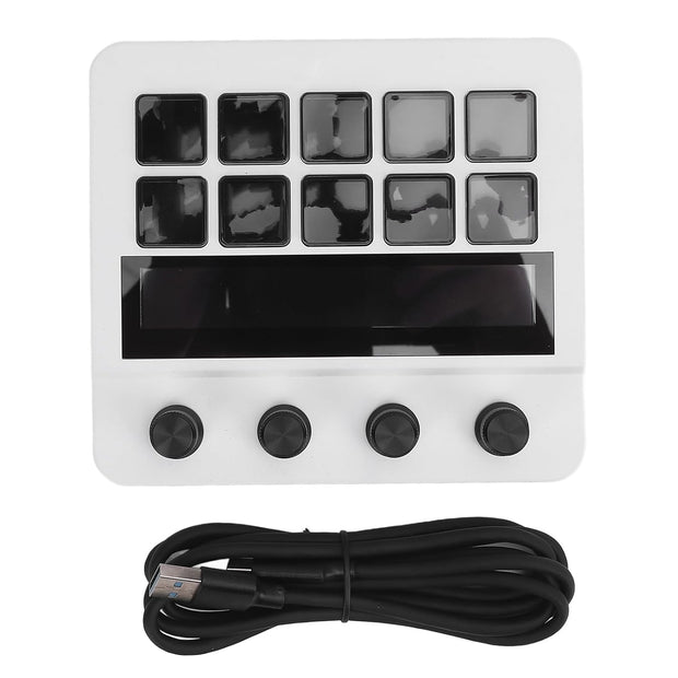 Jectse 10-Key LCD Stream Deck with Customizable Shortcuts 🎮✨