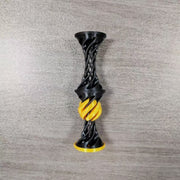 3D Printed Spiral Eject Stereo Toy – Stress Relief Gadget(Green, purple, white, black four-in-one)