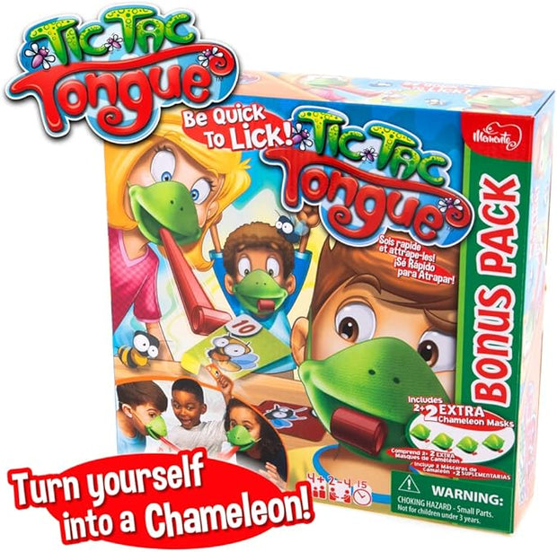 TIC TAC Tongue Game – Fast-Paced Chameleon Bug-Licking Party Game for Kids & Families