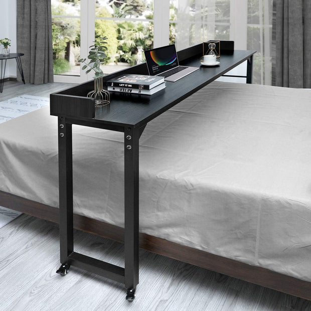 Multi-Functional Overbed Table with Wheels 🛏️✨