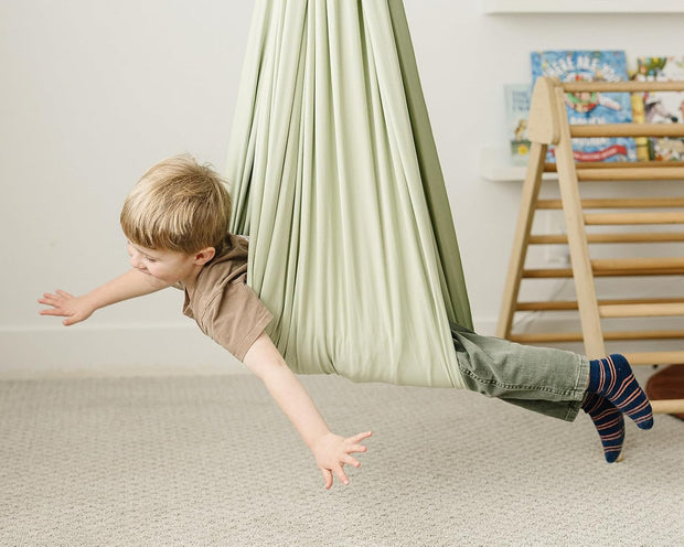 Indoor Outdoor Double Layer Cotton Sensory Compression Swing
