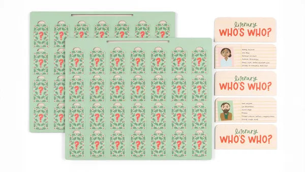 Literary Who's Who – Clues & Guessing Game