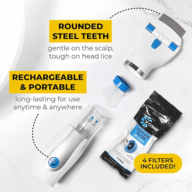 V-COMB A1 Bundle – Trusted, Hygienic Lice Removal Solution
