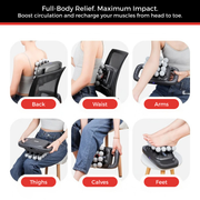 16-Heads Percussion Massage Gun - Full Body Muscle Massager