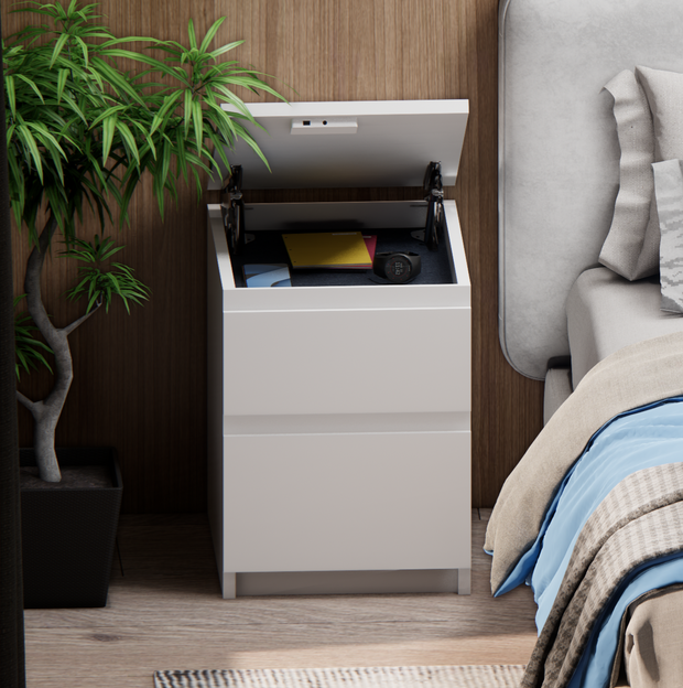 🔒 Hidden Safe Nightstand | Secure Storage, Minimalist & Practical