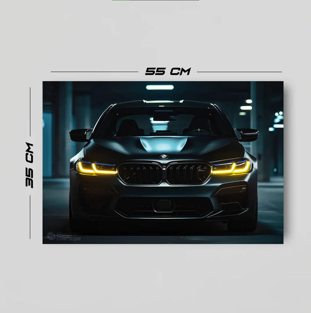 Neon LED Car Poster